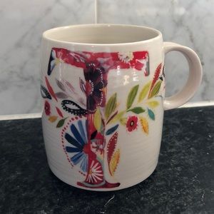 Anthropologie Starla Halfmann “T” Initial Mug